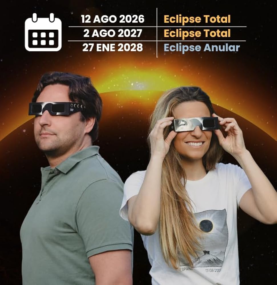 Gafas eclipse solar certificadas en europa