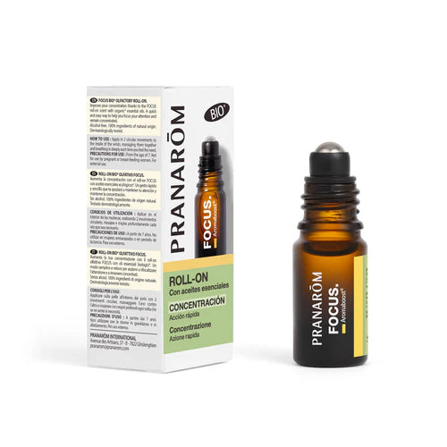 Pranarom Aromaboost Roll On Focus Bio 5 ml - Bio