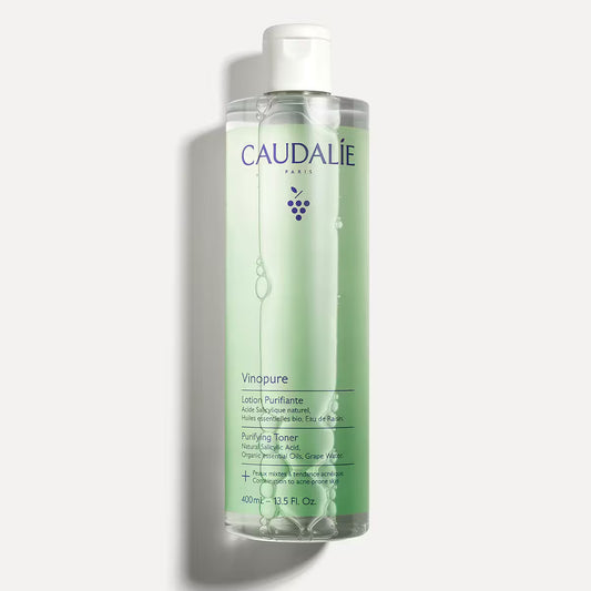 Caudalie Vinopure Tónico Purificante con Acido Salicílico - 400mL