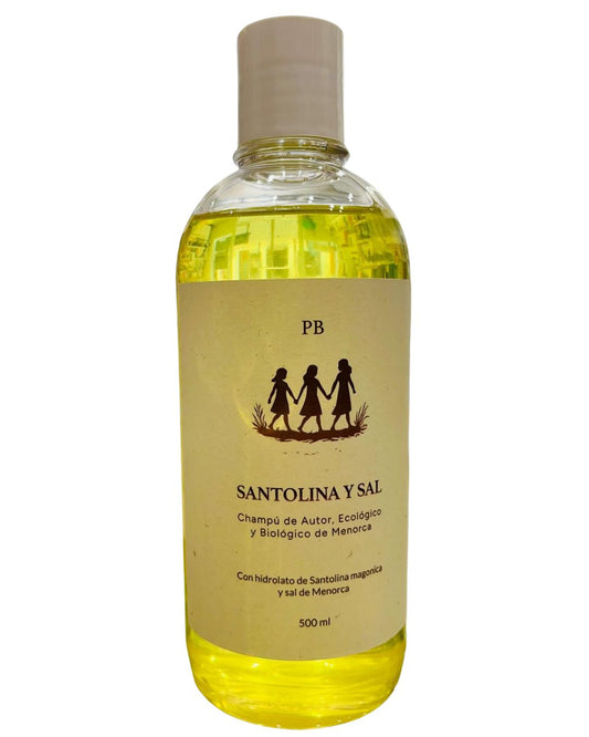 Champú Artesanal de Santolina y Sal Marina de Menorca