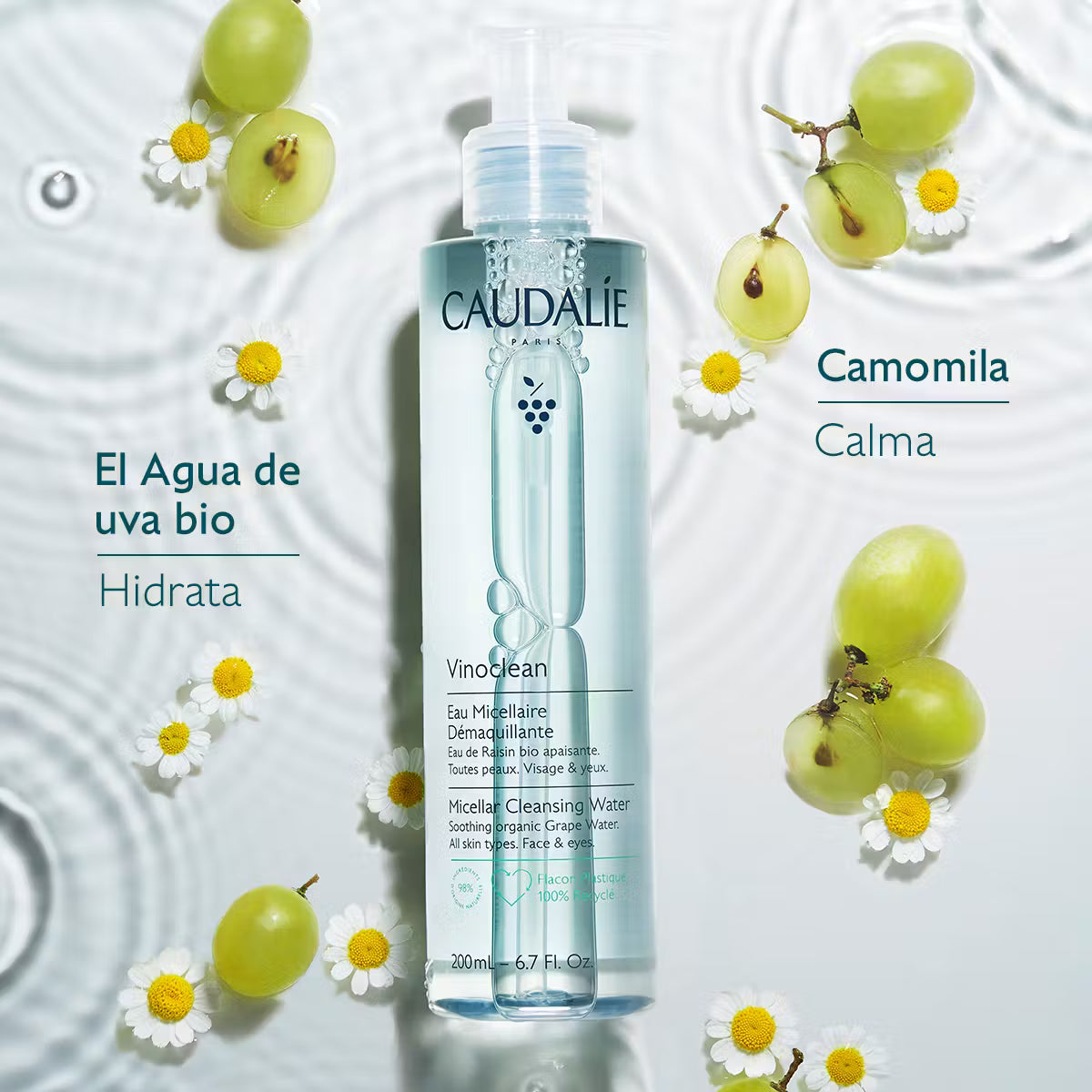 Vinoclean Vinoclean Agua Micelar Desmaquillante con Camomila