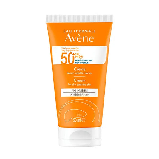 Avene Solar SPF 50+ crema pieles secas 50ml