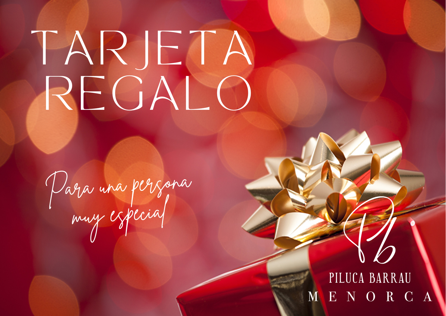 Tarjetas regalo PB
