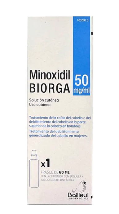 Biorga Minoxidil Solución Cutánea