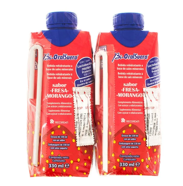 BIORALSUERO FRESA PACK (2 X 330ML)