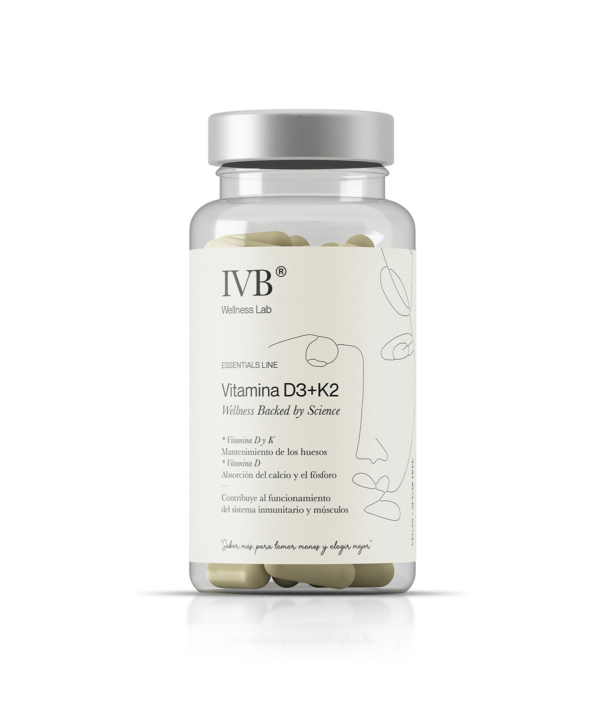 IVB Vitamina D3+K2 60 capsulas