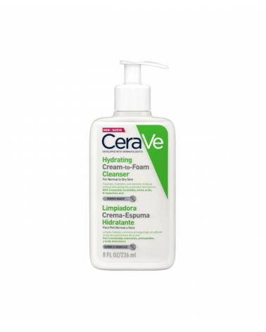 CeraVe Limpiador Crema-Espuma Hidratante
